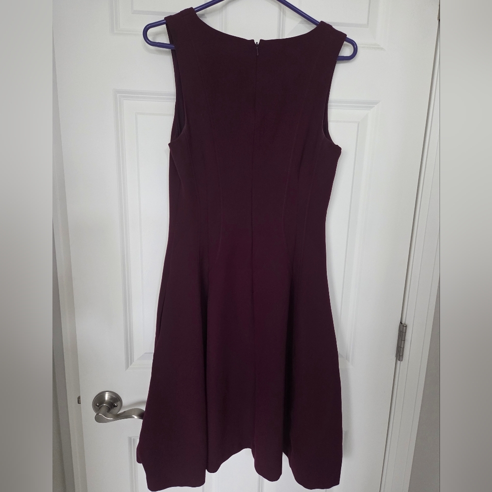 Banana Republic Deep Purple Midi Dress - Picture 3 of 9